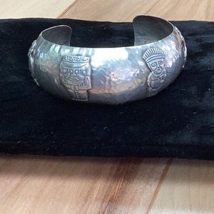 Vintage Sterling silver cuff bracelet